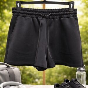 Good American Charcoal Athletic Shorts Size 3 NWT